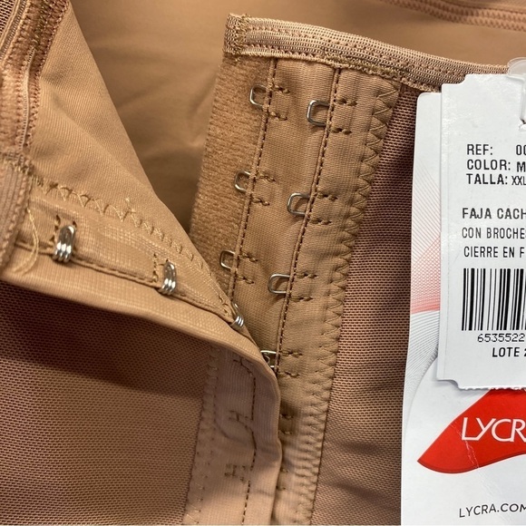 NEW Sonryse Mocha Shapewear Post Surgery Faja Zippered Crotch Open Bust 211BF - Picture 3 of 15